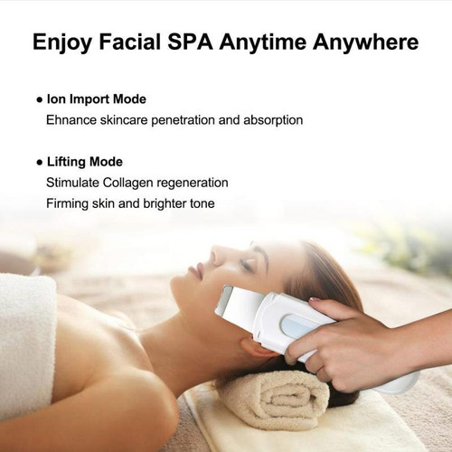 Z 4 Funções Aparelho Peeling Ultrassonico Recarregavel Com