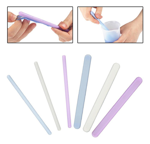 Youpin 6 Piezas De Varillas De Silicona Para Mezclar,