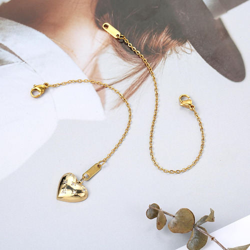 Juego De 6 Extensores Collar Chapados Oro Plata 3 Tamaños
