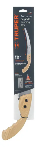 Serrucho Podar Curvo Triple Filo 12 M/madera Truper Stp-14