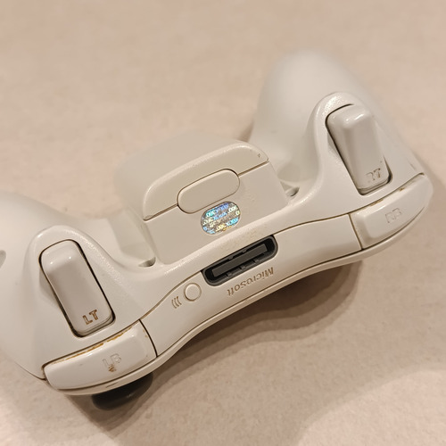 Xbox360 Joystick Blanco Original Microsoft Xbox 360 Blanco (Usado)