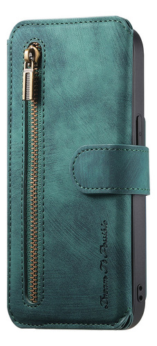 Funda De Piel Tipo Cartera Para Oppo C55/realme Neo7/realme Gt Master Edition, Funda Protectora Con Bolsillo Con Cremallera