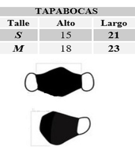 Tapaboca Barbijo Impermeable Lavable Moderno Original Suave