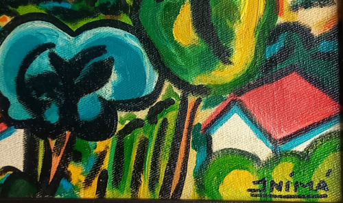Inimá De Paula, Óleo Sobre Tela, 35x27cm, Med Interna B8 (Usado)