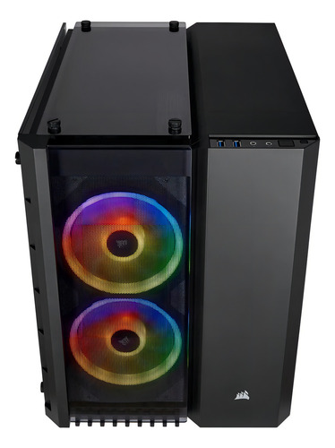 Gabinete Corsair Micro-atx Crystal Series 280x Rgb Negro