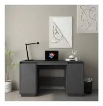 Comprar Escritorio Práctico Tu Mesita Prince Color Gris 2 Puertas