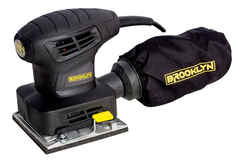 Lijadora Orbital Profesional Brooklyn 240w 220v 1/4 De Hoja Color Negro