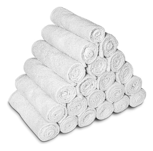 15 - Toalha De Rosto P/ Salão De Beleza - 45x70 + Cor Branco PROFILENE