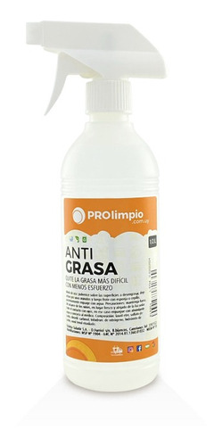 Antigrasa Poderoso Desengrasante 500 Ml Con Gatillo