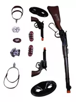 Kit Arminha de brinquedo Prata e Preta +1000 Bolinhas / Pistola de Brinquedo  Caveira / de Plástico / Airsoft /