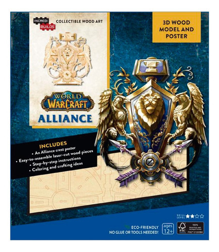 World Of Warcraft Alliance Incredibuilds, De Insight Editions. Editorial Insight, Tapa Blanda, Edición 1 En Inglés, 2017