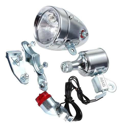 . Juego De Luces For Bicicleta Con Dinamo, Faro Eco Style A