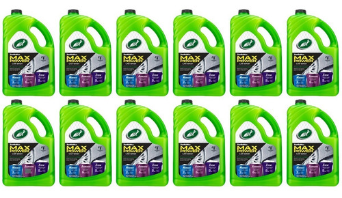Paq. 12 Shampoo Para Autos Max Power 2.9 Litros Turtle Wax