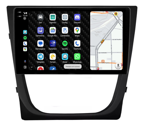 Multimidia Vw Saveiro G4 9p Android Carplay 4/64gb + Ré