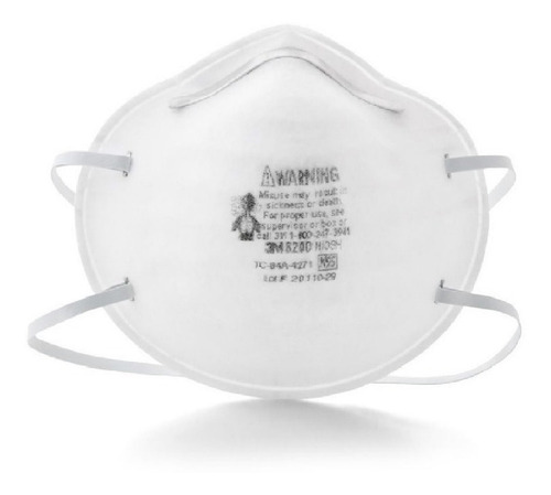 Imagen 1 de 4 de Respirador Mascarilla 3m 8200 N95 Particulas Ferreteria K37