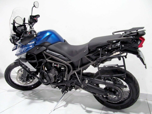 Imagem 6 de 13 de Triumph Tiger 800 Xcx 2018 Azul