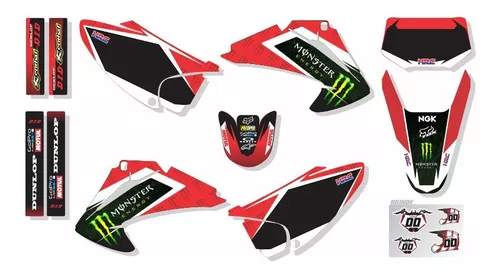 Adesivos Moto Cross Trilha Xtz 125 20mm Personalizada Lm112