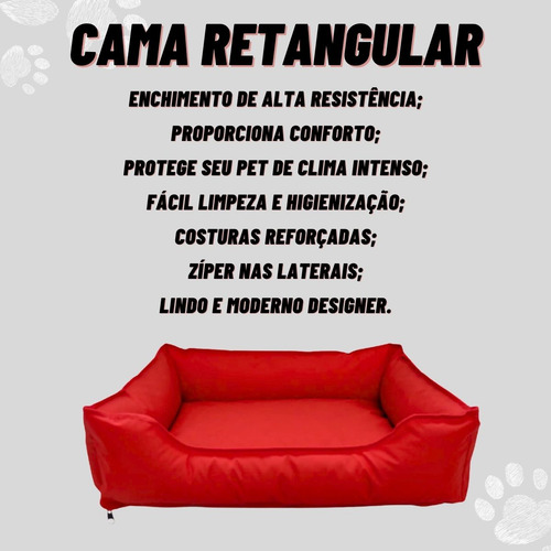 Caminha Para Cachorro Impermeável Gg Lavável Pet 70x60 Luxo