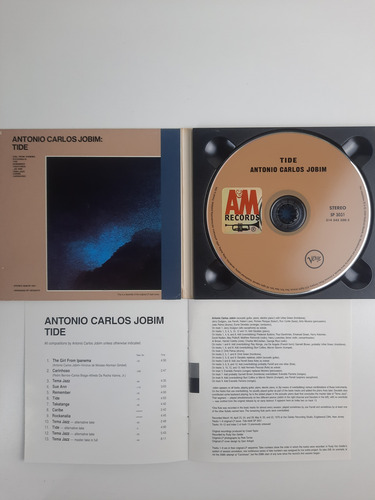 Cd Antonio Carlos Jobim: Tide 1970 Raro Estandar (Usado)