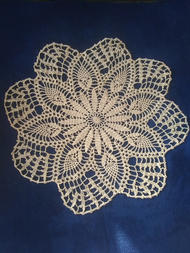 Hermosa Carpeta (55 Cm), Tapete Tejido Crochet