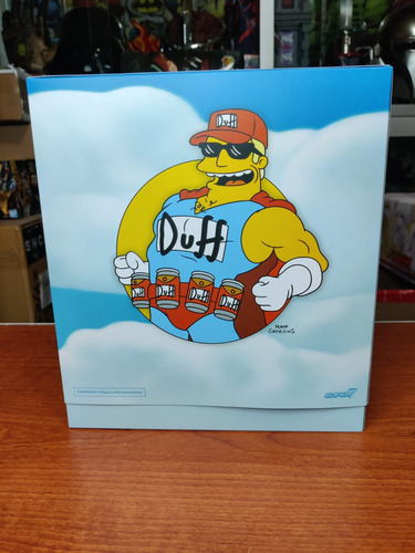 Figura Super7 Duffman Los Simpsons Ultimates Nuevo
