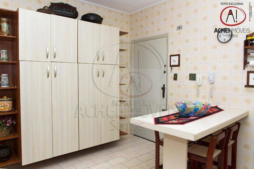 Apartamento À Venda, A 1 Quadra Da Praia Com 3 Dormitórios, 2 Vagas, 132 M² Por R$ 585.000 - José Menino - Santos/sp - Ap10375