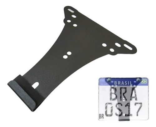 Suporte De Placa De Moto Universal Bmw Harley Yamaha Honda 