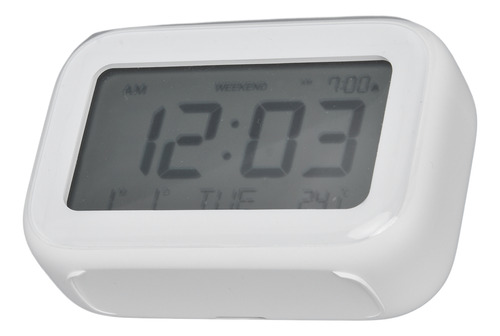 Reloj De Mesa Mini Alarma Digital Pantalla Lcd Función Snooz