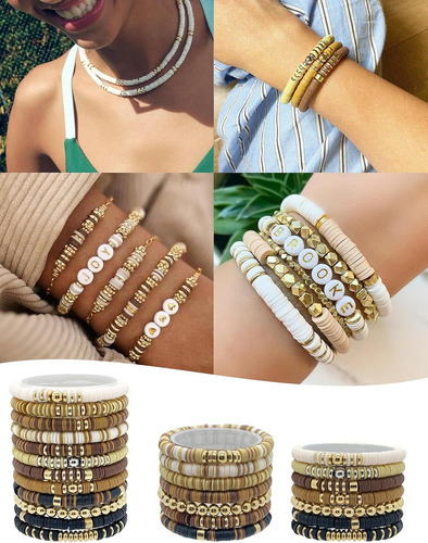 Beads Pulseras Kit Hacer Perlas Metales Bricolaje Cuentas
