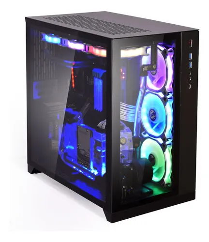 Gabinete Mid Tower Lian Li O11 Dynamic Preto Vidro Temperado Gamer - R$ 699