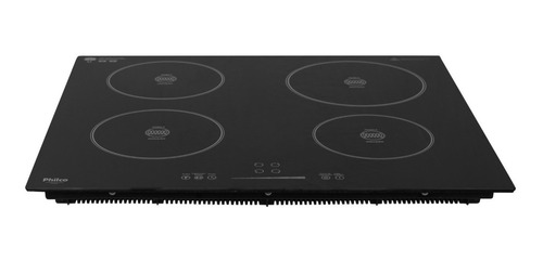 Imagem 3 de 6 de Fogão Cooktop De Indução Philco 4 Bocas Pct04p Preto 220v