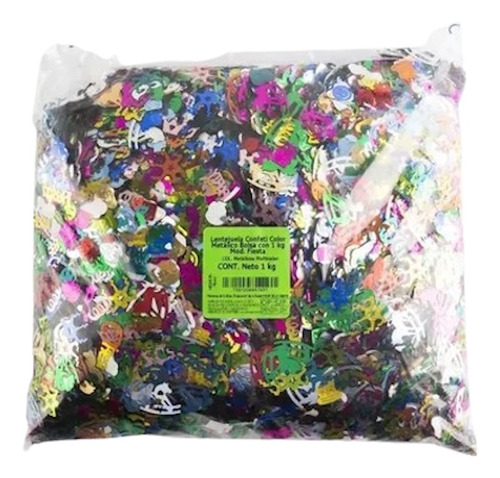Lentejuelas Holograficas Confeti Multicolor 1 Kg Selanusa