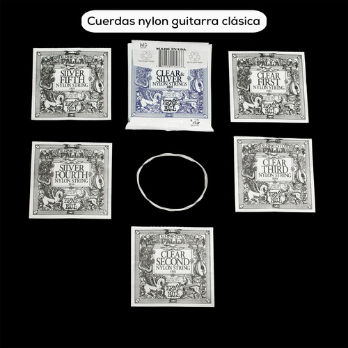 Cuerdas De Guitarra Clásica, Española Marca Ernesto Palla