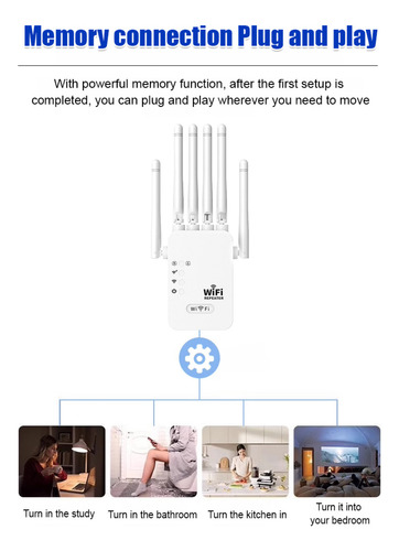 Amplificador De Señal, Antena Repetidora, Red Inalámbrica Ul