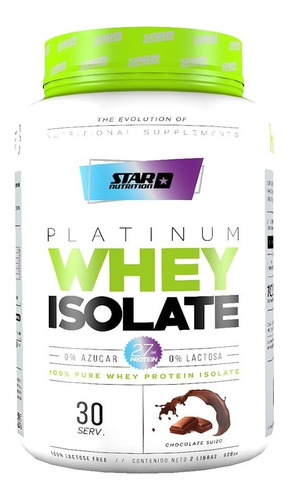 Proteina Isolate Star Nutrition 2 Lb - Libre De Lactosa