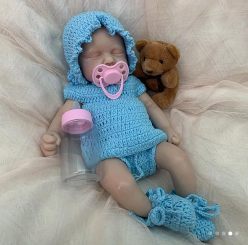 Bebé Reborn Original Silicona Sólida Realista Boy Tony Doll