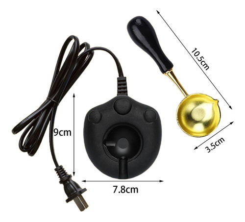 Máquina De Fusión De Cera Para Manualidades Y Negro