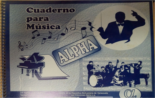 Cuaderno Para Música Pentagramado