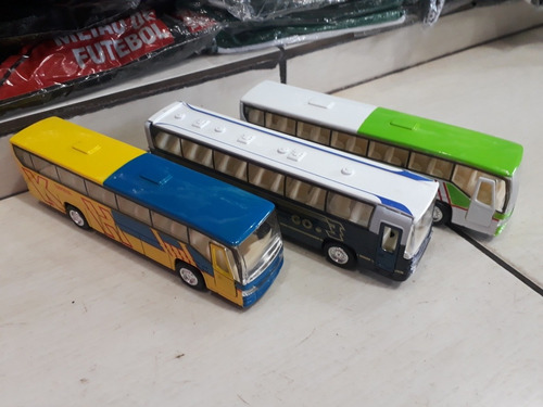 Kit 3 Ônibus De Ferro Para Colecionar