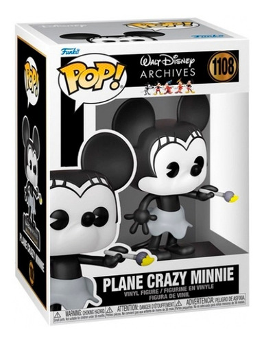 Funko Pop Walt Disney - Plane Crazy Minnie #1108