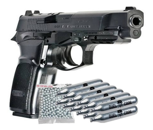 Pistola Co2 Asg Bersa Thunder Pro 10 Garrafas Balines Lubric