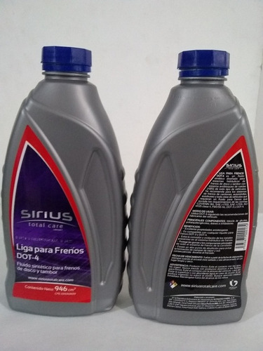 Fluido Para Frenos Liga Sirius Ultralub Litro Dot4