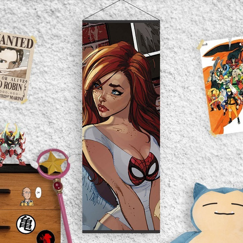 Imagen 6 de 7 de Lona De Spiderman Venom O Mary Jane - Animeras