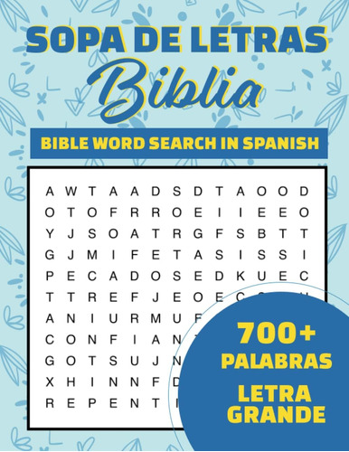 Libro: Sopa De Letras Biblia, Letra Grande Para Adults: Word