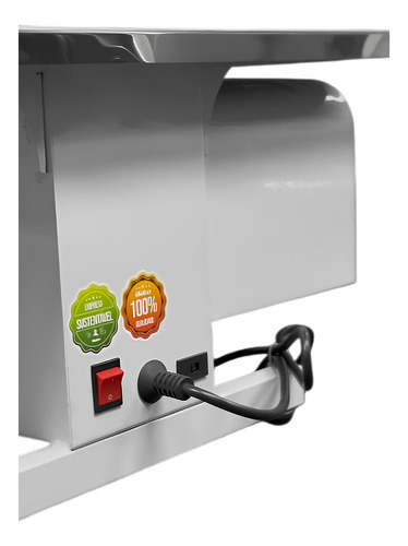 Serra Fita de Bancada Para Carne Osso Peixe 110/220v 1,81m 1/2 Cv Versatil Hidro