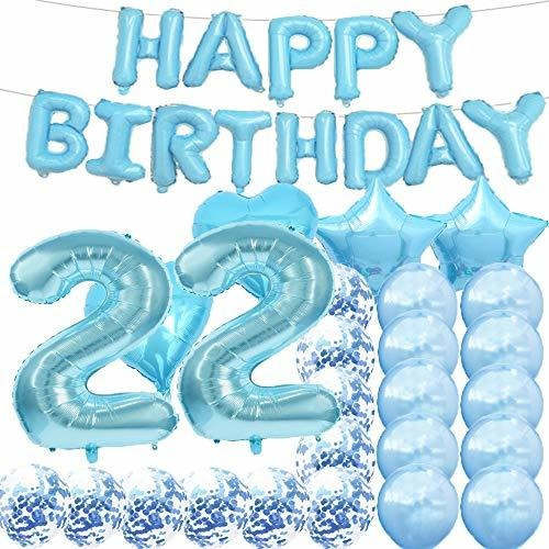 Sweet 22th Birthday Decoraciones Suministros Para Fiestas, G