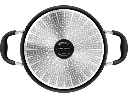 Caçarola Tramontina Antiaderente Mônaco Induction 24cm Preta