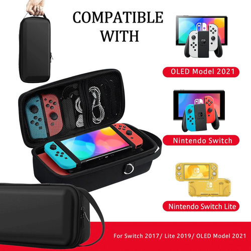 Estuche Funda Para Nintendo Switch Oled Gran Capacidad Viaje
