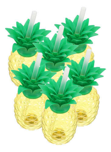 Taza De Jugo De Verano Con Forma De Piña - 6 Piezas E