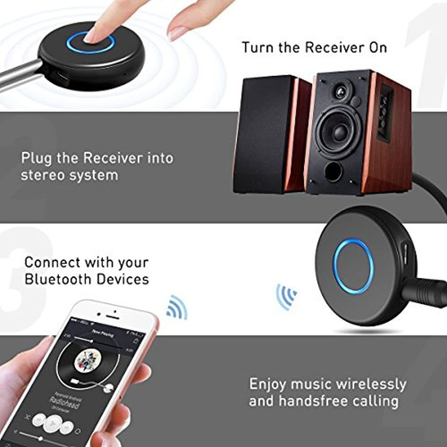 Imagen 5 de 7 de Adaptador Bluetooth Aux Para Coche